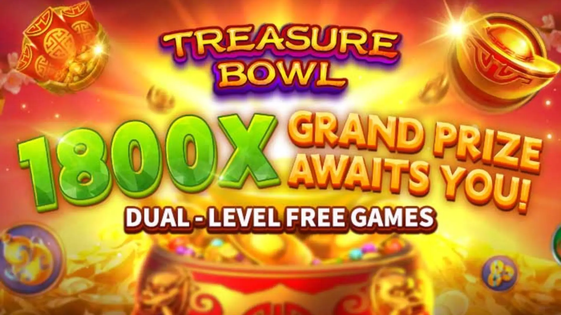 Multiplicadores Treasure Bowl 3030win - 7777x Máximo com Tigela Dourada